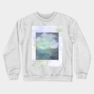 Dreams #watercolor #blue #minimal #design #kirovair #decor #buyart Crewneck Sweatshirt